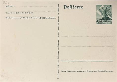 Drittes Reich Deutschland Postkarte Propaganda Wir Danken