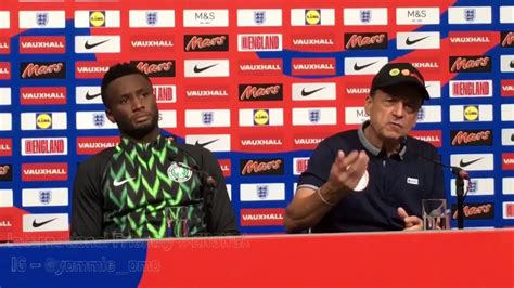 Coach Rohr And Mikel John Obi Part Nigeria Super Eagles Press