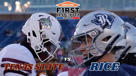 First Responder Bowl Highlights Texas State Bobcats Vs Rice Owls