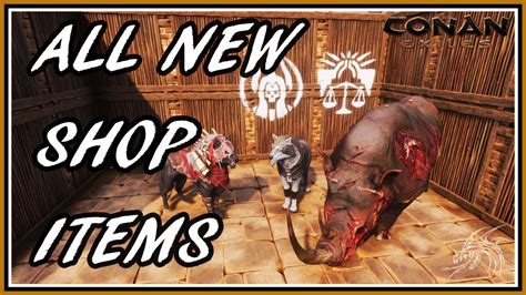 Conan Exiles All New Shop Items Youtube