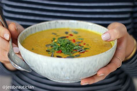 Spicy Sweet Potato Coconut And Ginger Soup