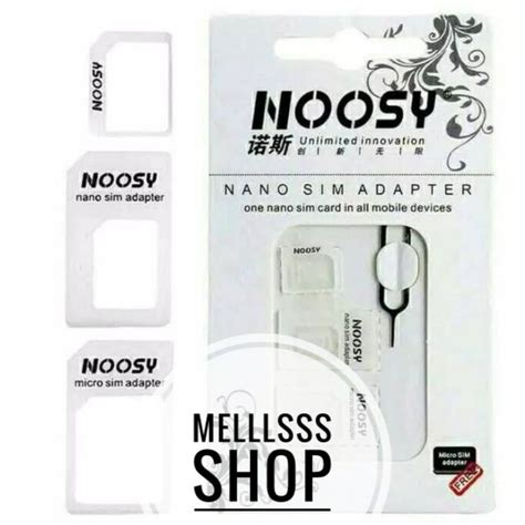 Jual NOOSY NANO SIM ADAPTER RUMAH KARTU SIM CARD Shopee Indonesia