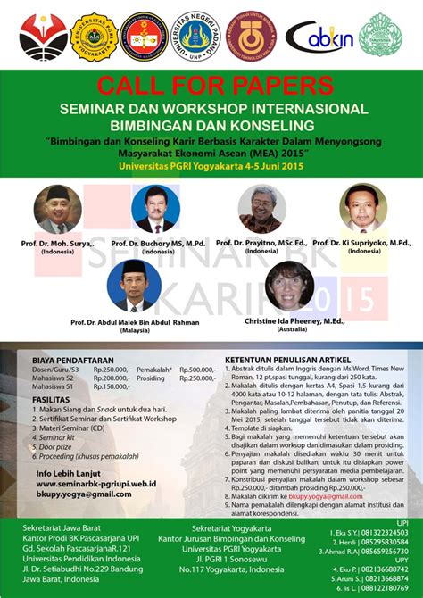 Seminar Dan Workshop International Bimbingan Dan Konseling Karir