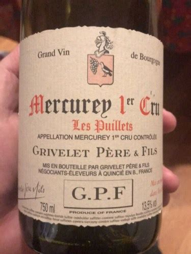 Grivelet P Re Fils Mercurey Er Cru Les Puillets Vivino Us