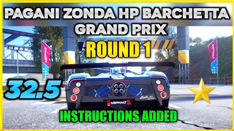 Asphalt 9 Pagani Zonda HP Barchetta Grand Prix Round 1 32 5