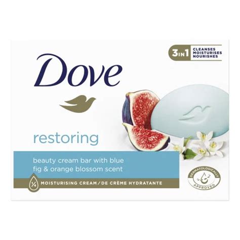 Dove Soap Bar Restoring Fig And Orange Blossom 90g Ops