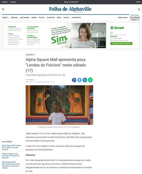 Portal Folha De Alphaville Infato Comunica O