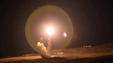 Us Military Test Launches Minuteman Iii Intercontinental Ballistic Missile