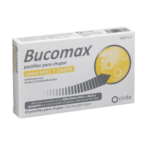 Comprar Bucomax Con Lidocaina Pastillas Para Chupar Sabor Miel Y Limon