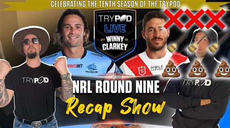 🎧 Trypod Live 🖲 🏉💰nrl Round 9 Recap💰🏉 Trypod