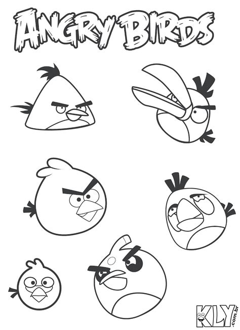 Angry Birds Desenhos Para Colorir Desenhos Para Colorir