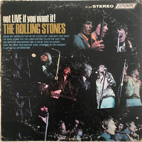 The Rolling Stones Got Live If You Want It Vinyl Records Lp Cd On