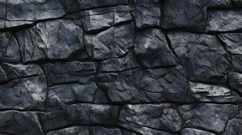 Premium Photo Black Stone Wall Texture Background Close Up Of Black