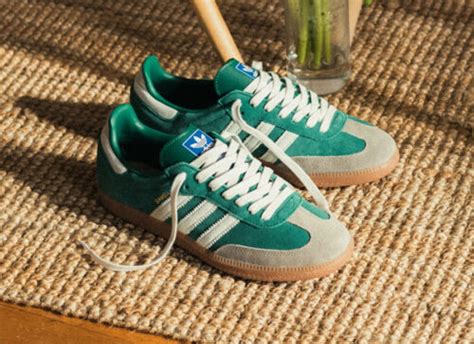 Adidas Samba Og Chalk Collegiate Green Vert Fonc Id