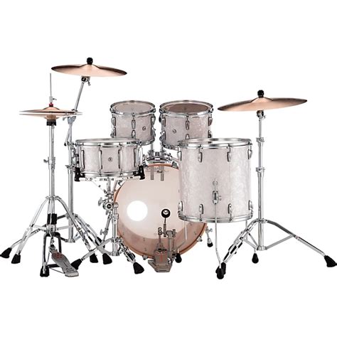 Pearl Professional Maple 4 Piece Shell Pack With 22 Bass Drum White Marine Pearl Guitar Center