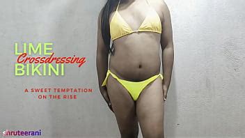 Lime Bikini Crossdressing By Indian Shemale Part Xvideos