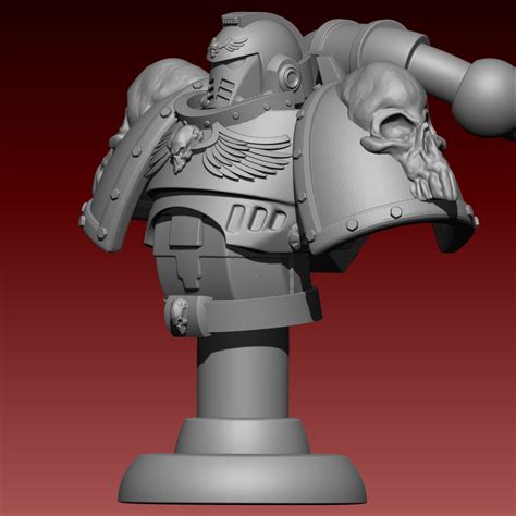 Stl File Busto Marine 🛰 ・3d Printing Model To Download・cults