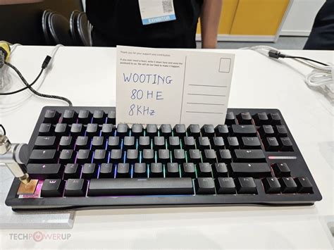 Wooting He Keyboard Pictured At Computex Techpowerup