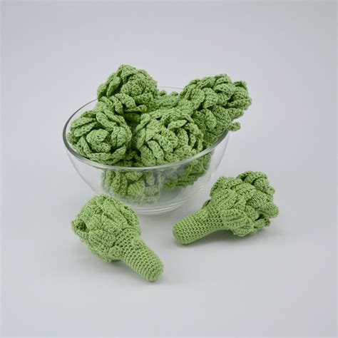 Crochet Artichoke Vegetable Toy Food Knitted Play Kitchen Etsy