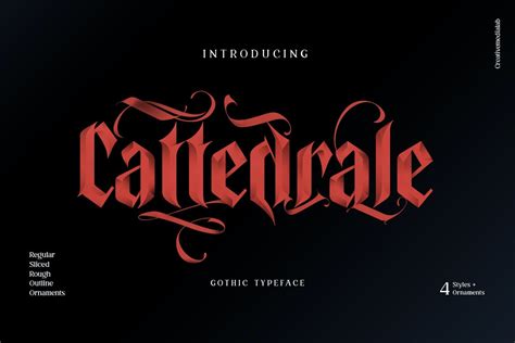 50+ Best Gothic Fonts 2022 | Design Shack | Gothic fonts, Gothic font ...