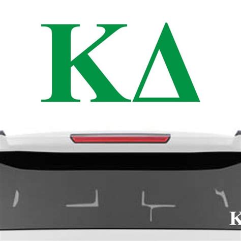 Kappa Delta Decal Kd Decal Sorority Car Decals Sorority Etsy