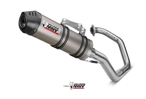 Mivv Full System 1x1 Oval Titanium Standard Exhaust For Ktm 690