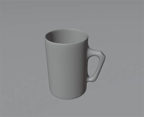 Простая кружка 3D Модель $5 - .blend - Free3D