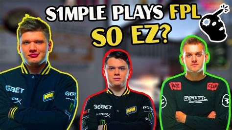 S1MPLE PLAYS FPL AGAINST ELECTRONIC AND NIKO WAR OF GODS TWITCH CS