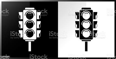 Red Traffic Light Icon Stock Illustration Download Image Now Amber Light Black Color Clip