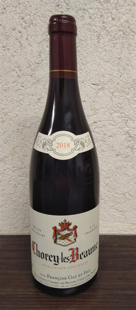 chorey les beaune Rouge 2018 Domaine GAY François et fils