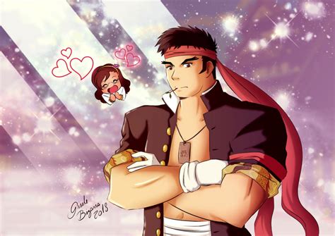 ryu  chun li ryu senpai  giselebizarra  deviantart