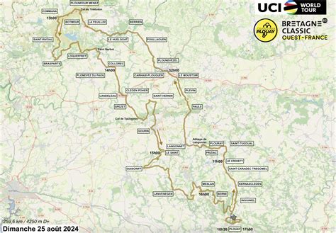 Pros Bretagne Classic Les Cartes Et Profils Du Parcours Les