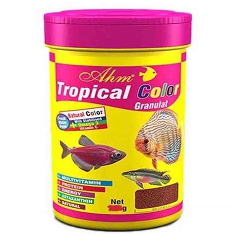 Ahm Tropical Colour Granulat Ml Bal K Yemi Amazon Pet