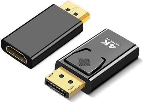 Zuya Pcs Adattatore Displayport K A Hdmi Compatibile Convertitore