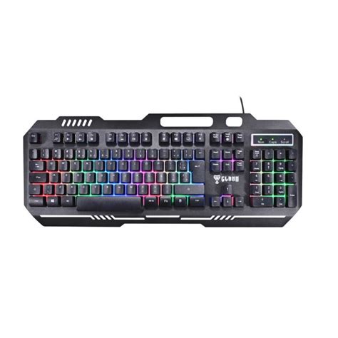 Teclado Gamer De Membrana Clanm Mount CL TM8153 Preto