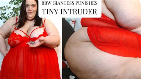 BBW Giantess Punishes Tiny Intruder Jazmin Torres BBW Wonderland