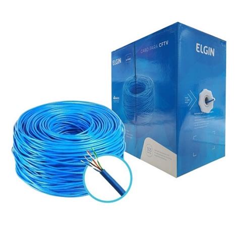 Cabo De Rede Utp Cat 5 Anatel 24 Awg X 4 Pares Cftv A ELÉTRICA ONLINE