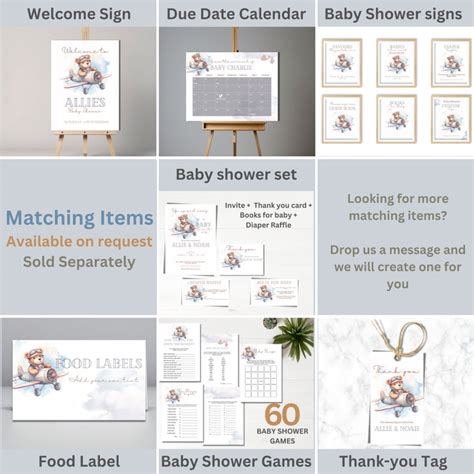 Hot Air Balloon Baby Shower Invitation Adventure Awaits Etsy