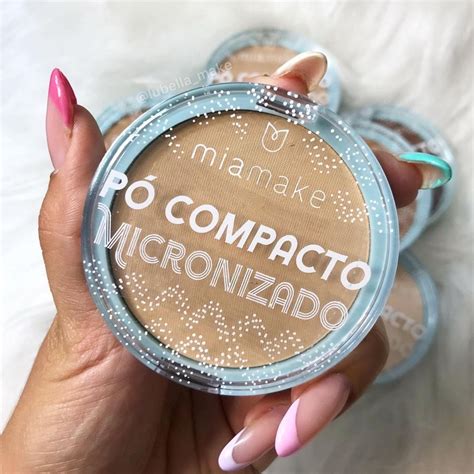 Pó compacto micronizado Mia Make Shopee Brasil