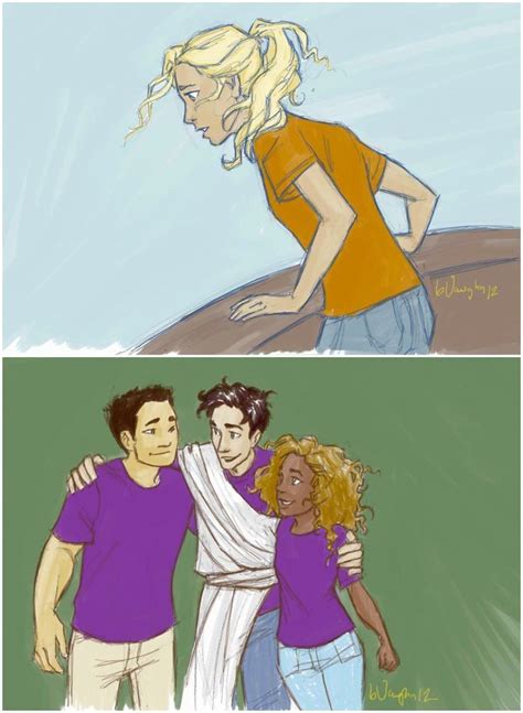 Reencuentro de Percy Jackson y Annabeth Chase Art by burdge