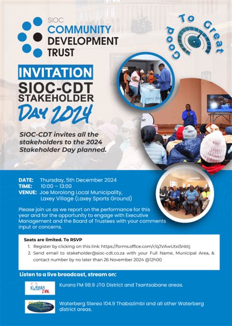 Community Development Trust Sioc Cdt