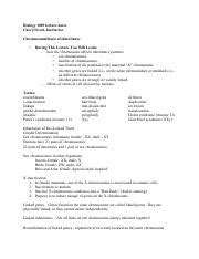 Understanding Chromosomal Inheritance In Biology Sex Linked Course Hero