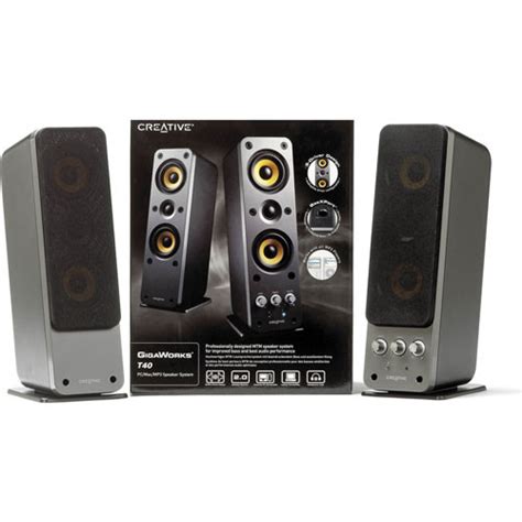 Creative Labs Gigaworks T Desktop Speakers Mf Aa B H