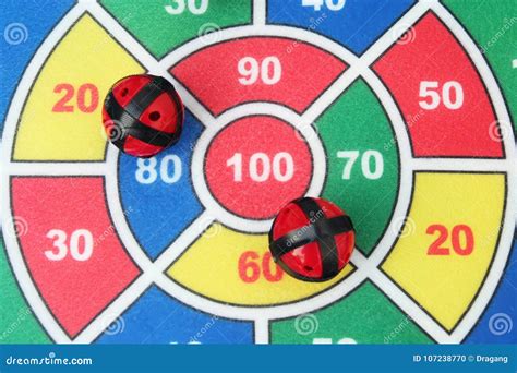 kids targeting game target toy stock photo image  hand bullseye