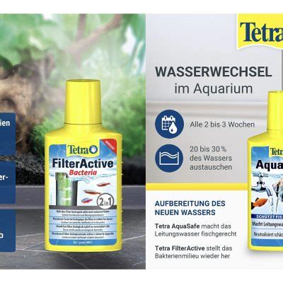 Tetra FilterActive Bacteria Ammoniak Und Nitrit Beseitigen