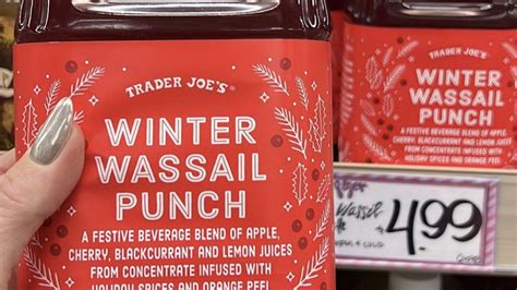 Trader Joe S Winter Wassail Punch Back For The Holiday Season