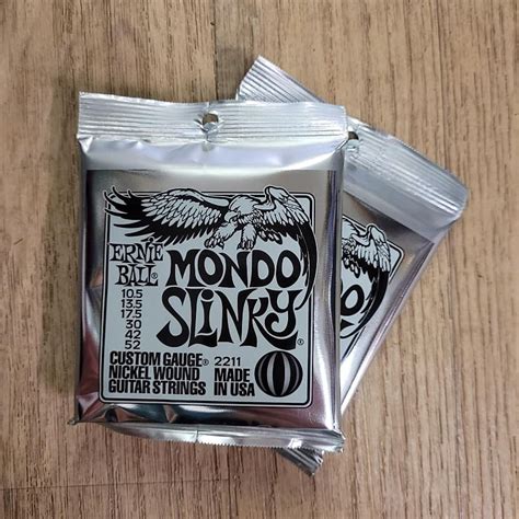 Ernie Ball 2X Sets 2211 Mondo Slinky 10 5 52 Reverb