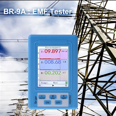 Dosímetro de radiación de conteo de BR 9A detector electrónico de