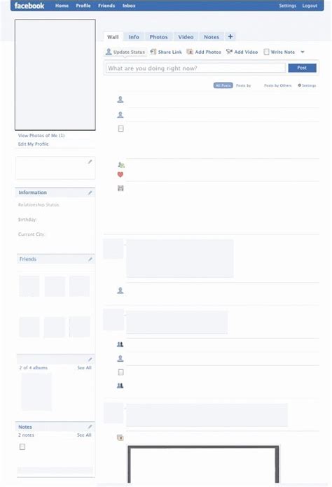 √ 20 Blank Facebook Page Template ™ | Dannybarrantes Template