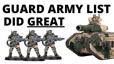 The Strongest Astra Militarum Army List Around Imperial Guard Win A